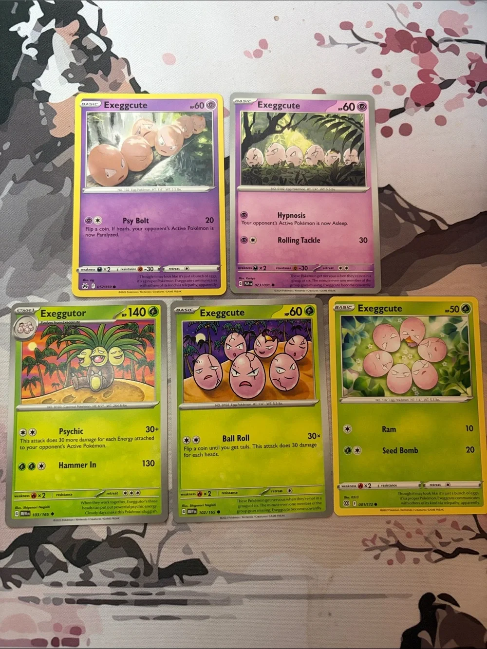 Exeggcute & Exeggutor Evolution Lot | 5 Pokémon Cards | ✨5/$25✨